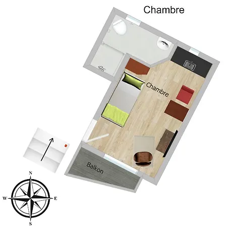 Schmuckkaestle Am Hafen Lägenhet Wiesbaden