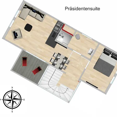 Schmuckkaestle Am Hafen Lägenhet *