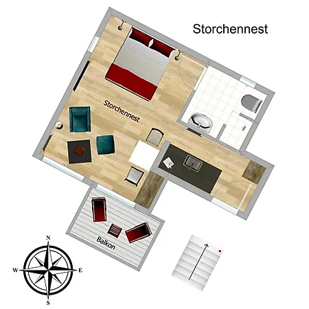 Апартаменты Schmuckkaestle Am Hafen *